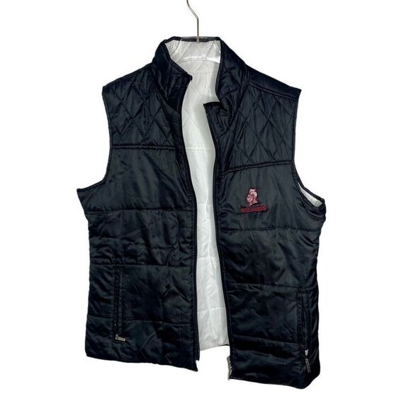 Bellarmine University Louisville Black Vest Warm Large L Knights Zip‎ Up Outdoor - Picture 1 of 7